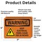 Signmission Keep Electrical Panel Clear With Symbol OSHA Warning Sign, Vinyl Decal, 7in W x 5in L, 2PK OS-2PACK-WS-D-57-L-12209 - alternate 6